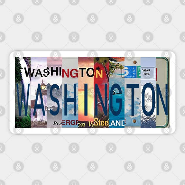 Washington License Plates Sticker by stermitkermit